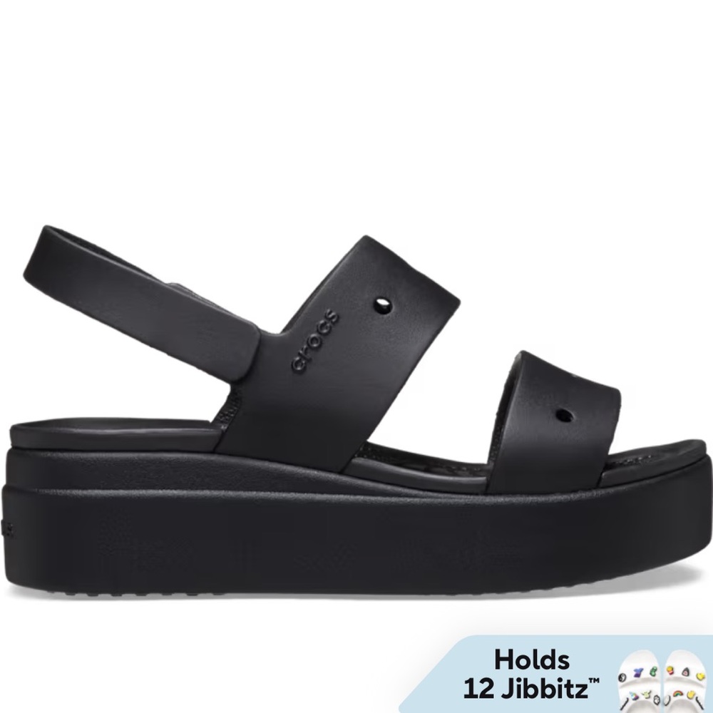 Crocs Brooklyn 4U Women's Black Platform Sandals